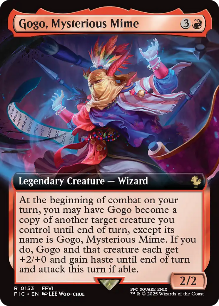 Gogo, Mysterious Mime (Extended Art) [FINAL FANTASY Commander] | Card Citadel