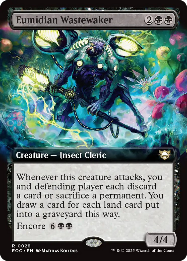 Eumidian Wastewaker (Extended Art) [Edge of Eternities Commander] | Card Citadel