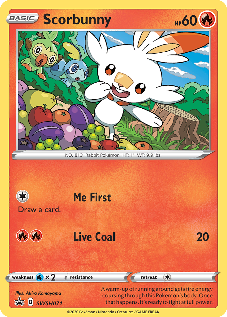 Scorbunny (SWSH071) [Sword & Shield: Black Star Promos] | Card Citadel