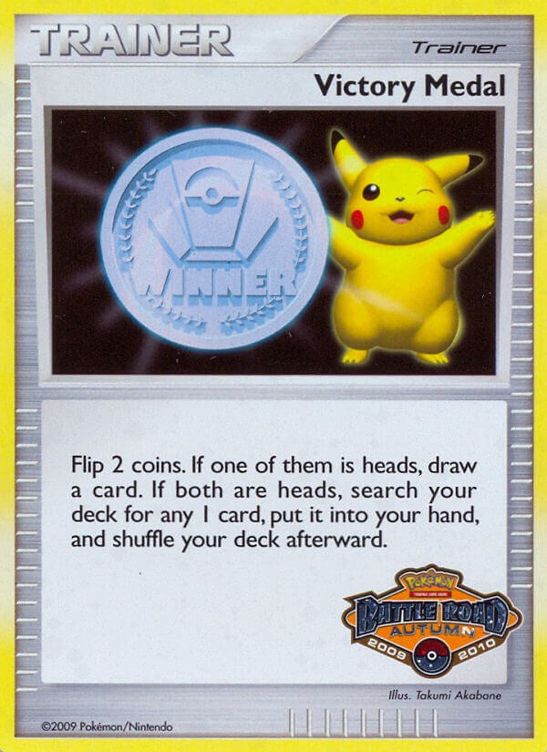 Victory Medal (2009-2010) (Battle Road Autumn) [League & Championship Cards] | Card Citadel