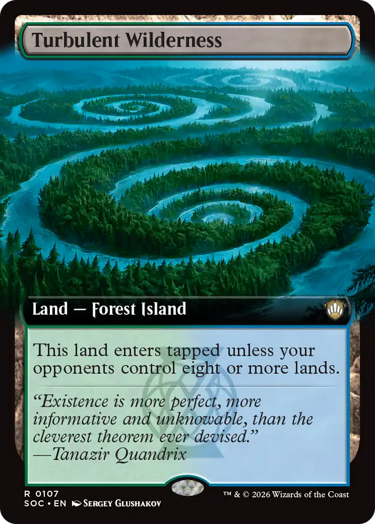 Turbulent Wilderness (Extended Art) [Secrets of Strixhaven Commander] | Card Citadel