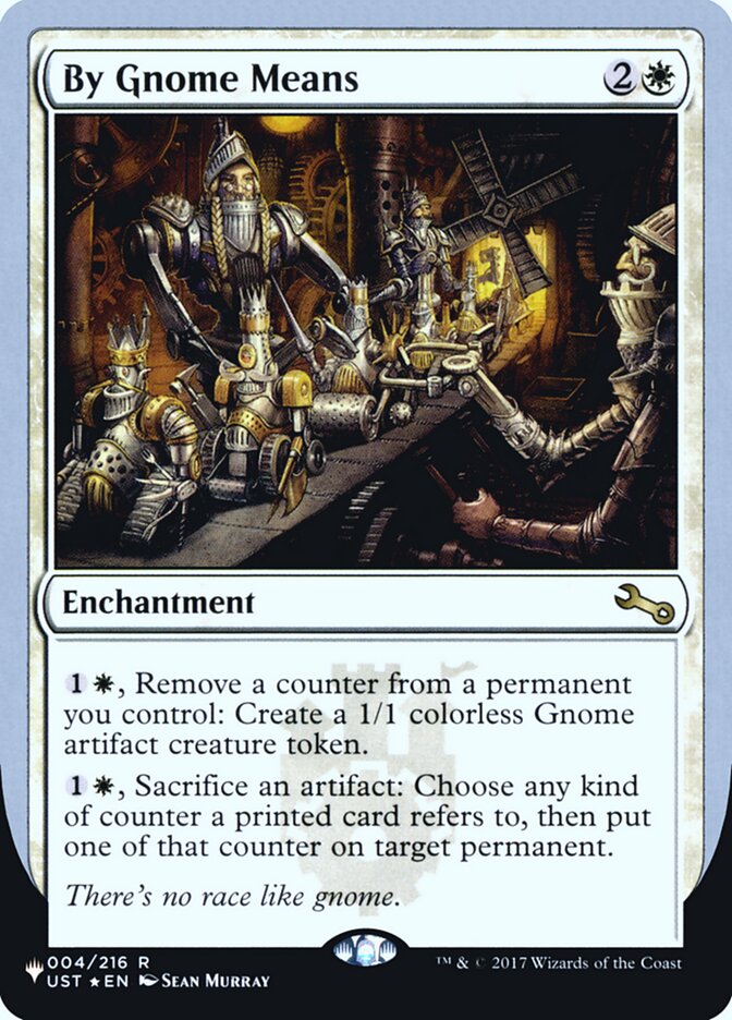 By Gnome Means (Unfinity Foil Edition) [The List] | Card Citadel