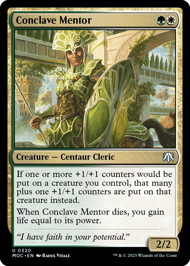 Conclave Mentor [March of the Machine Commander] | Card Citadel