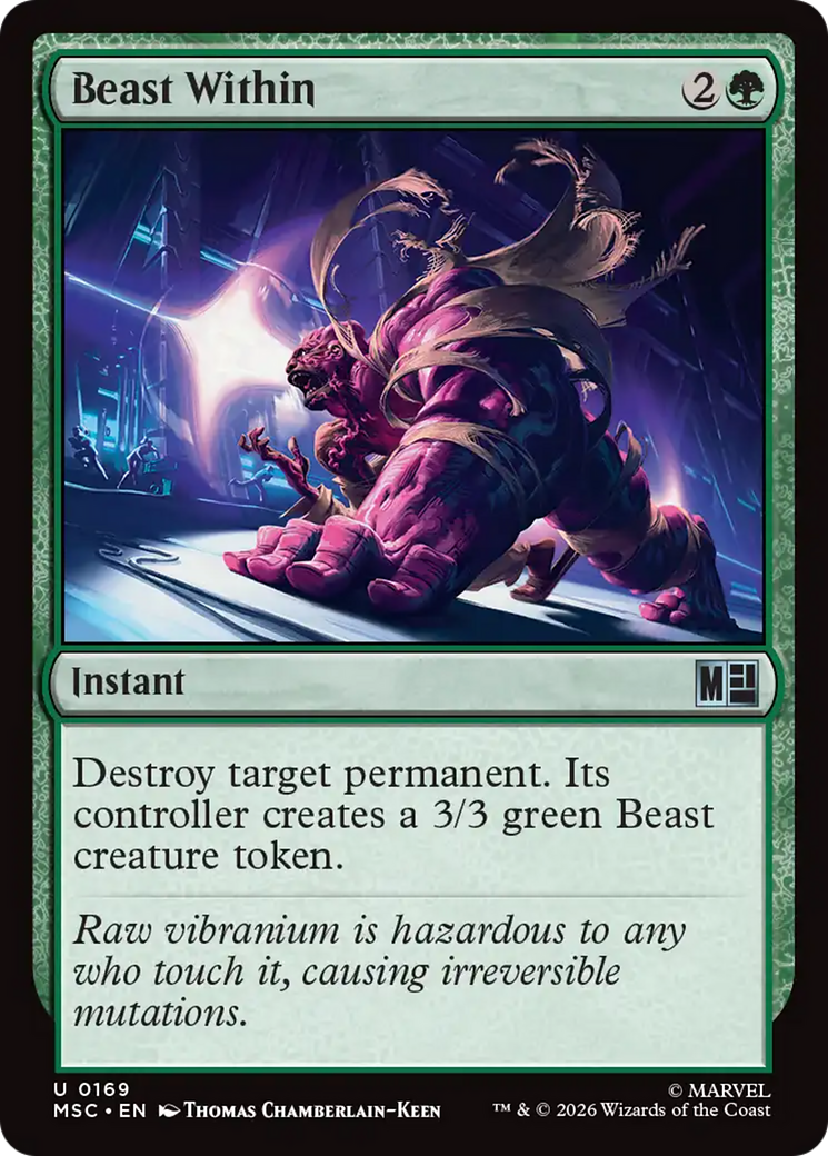 Beast Within [Marvel Super Heroes Commander] | Card Citadel