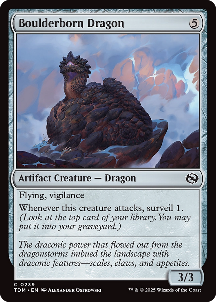 Boulderborn Dragon [Tarkir: Dragonstorm] | Card Citadel