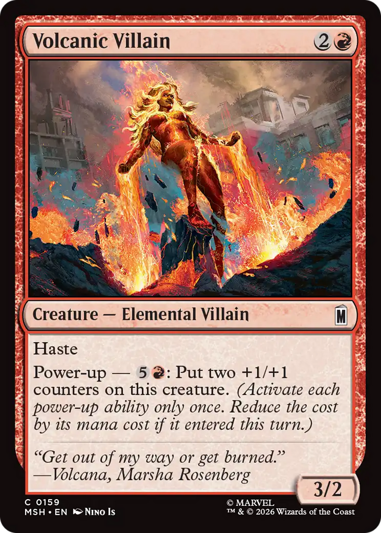 Volcanic Villain [Marvel Super Heroes] | Card Citadel
