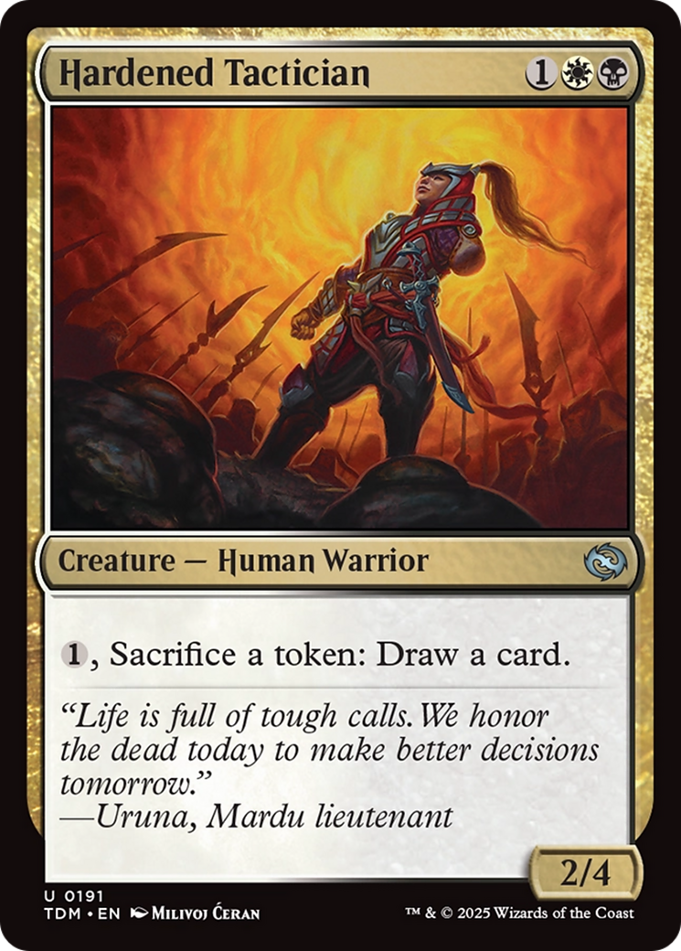Hardened Tactician [Tarkir: Dragonstorm] | Card Citadel