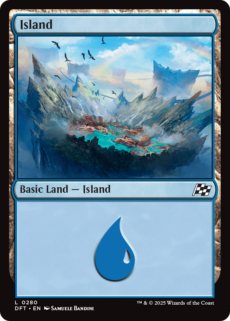 Island (0280) [Aetherdrift] | Card Citadel