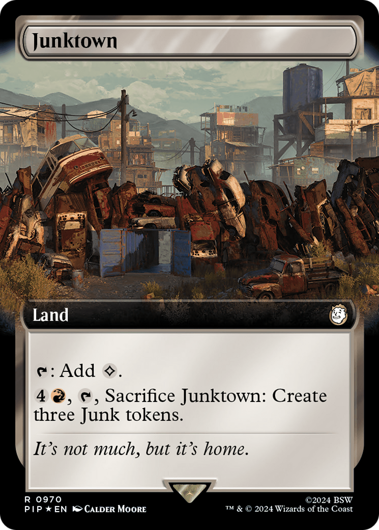 Junktown (Extended Art) (Surge Foil) [Fallout] | Card Citadel