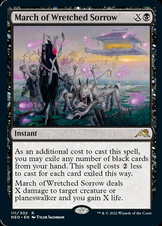 March of Wretched Sorrow [Kamigawa: Neon Dynasty] | Card Citadel