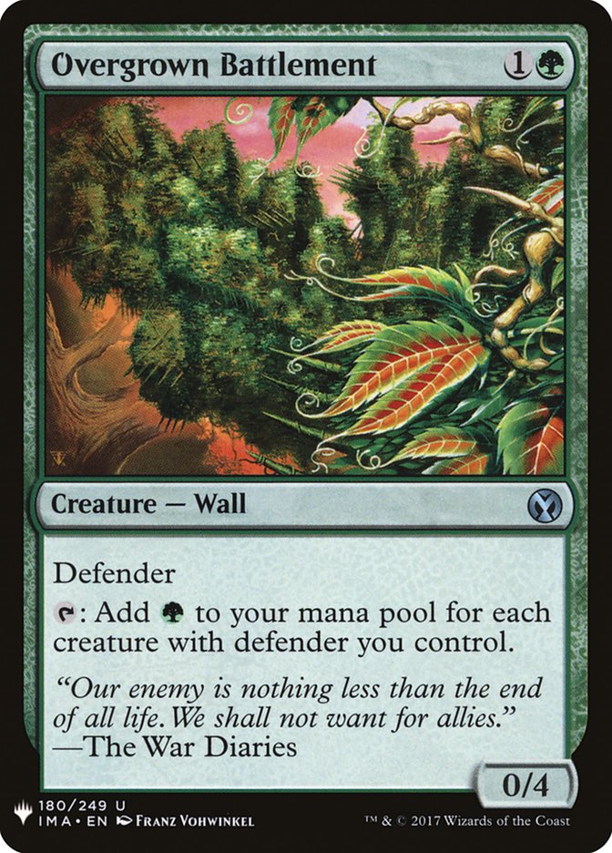 Overgrown Battlement [Mystery Booster] | Card Citadel