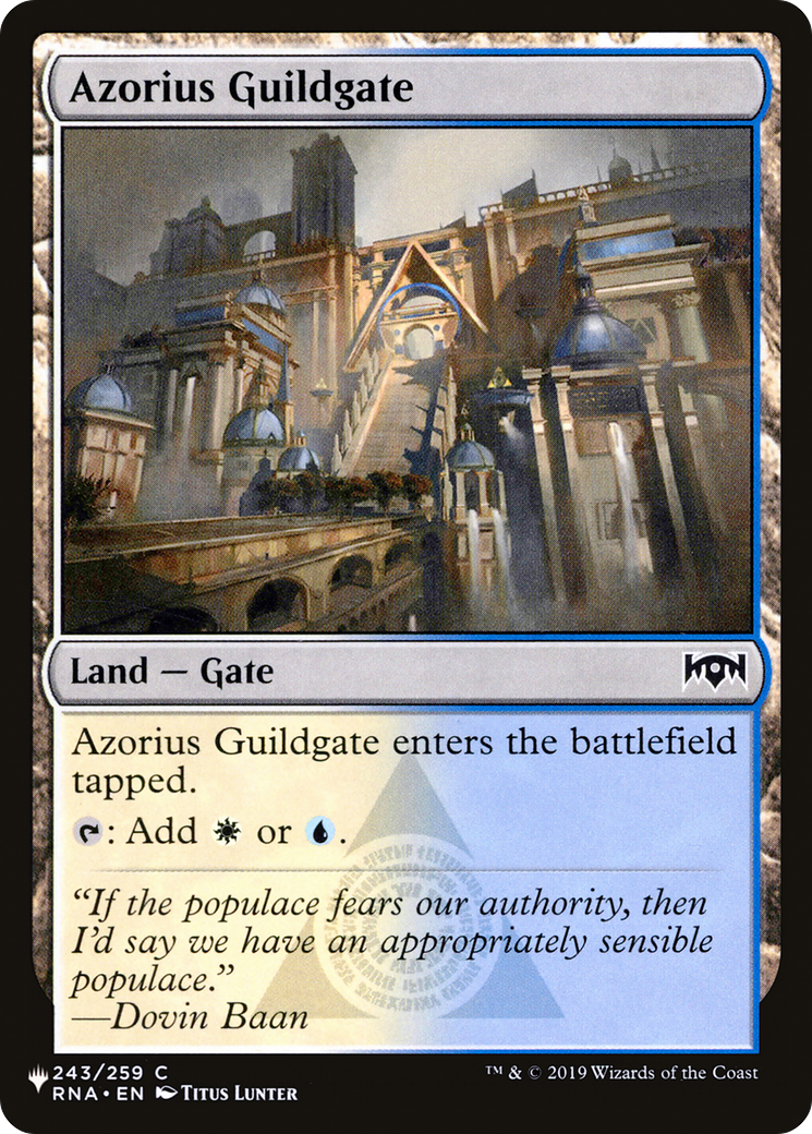 Azorius Guildgate [The List] | Card Citadel