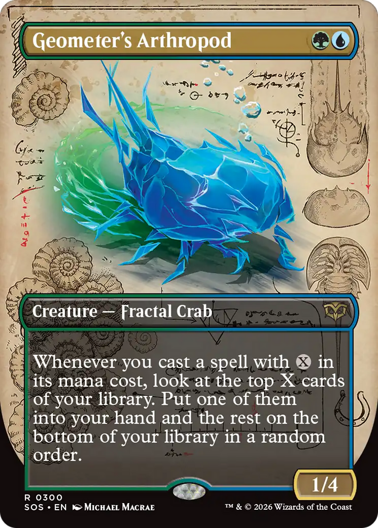 Geometer's Arthropod (Borderless) [Secrets of Strixhaven] | Card Citadel