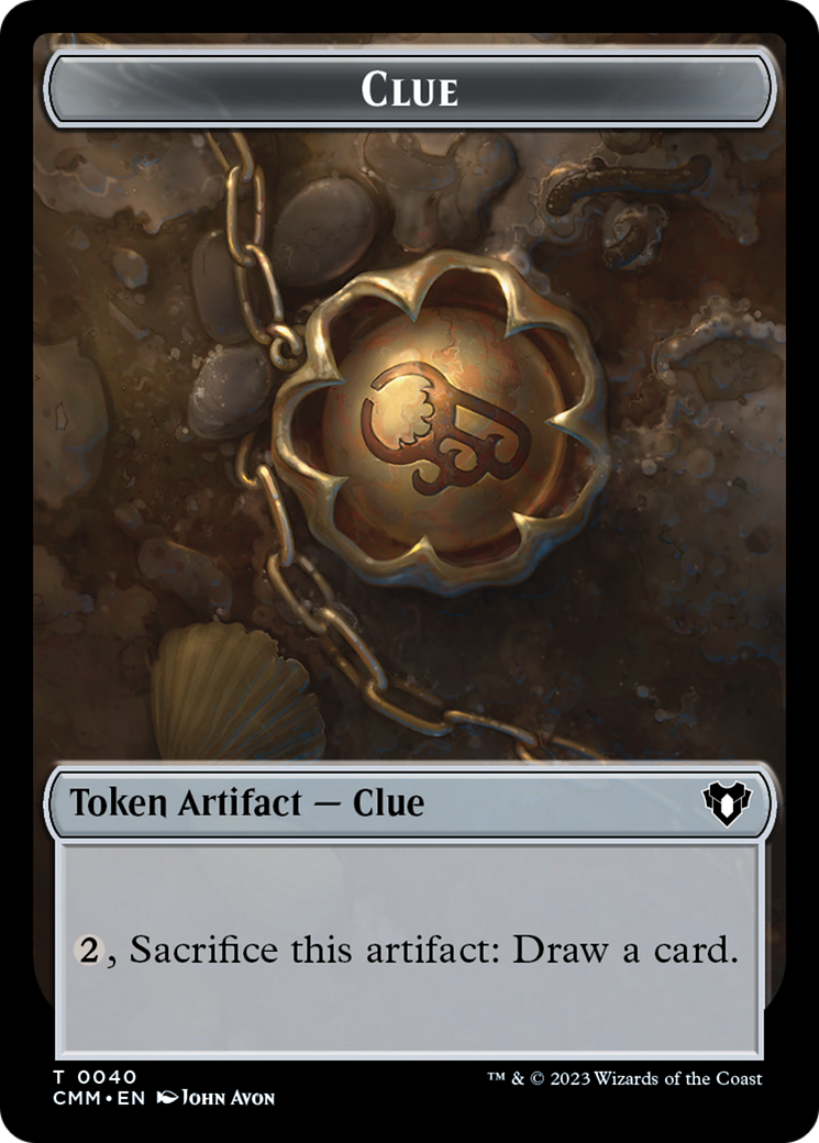 Clue // Construct (0041) Double-Sided Token [Commander Masters Tokens] | Card Citadel