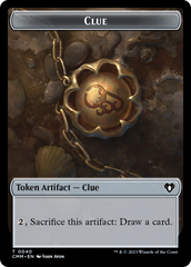 Clue // Emblem - Teferi, Temporal Archmage Double-Sided Token [Commander Masters Tokens] | Card Citadel