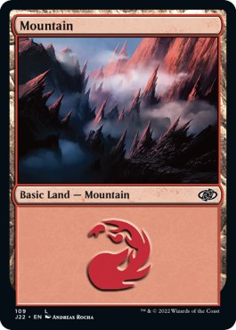 Mountain (109) [Jumpstart 2022] | Card Citadel