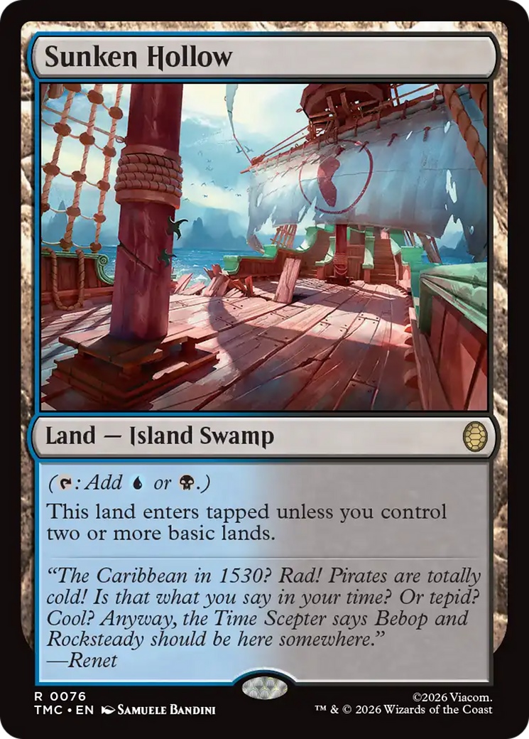 Sunken Hollow [Teenage Mutant Ninja Turtles Commander] | Card Citadel