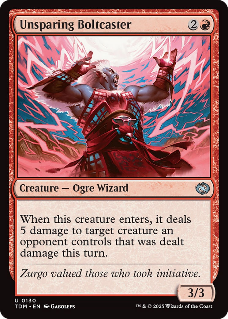 Unsparing Boltcaster [Tarkir: Dragonstorm] | Card Citadel