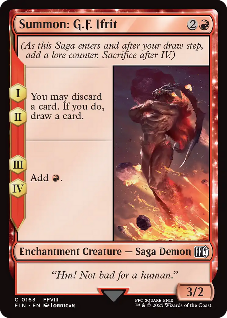 Summon: G.F. Ifrit [FINAL FANTASY] | Card Citadel