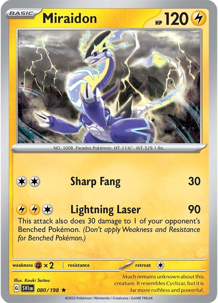 Miraidon (080/198) [Scarlet & Violet: Base Set] | Card Citadel