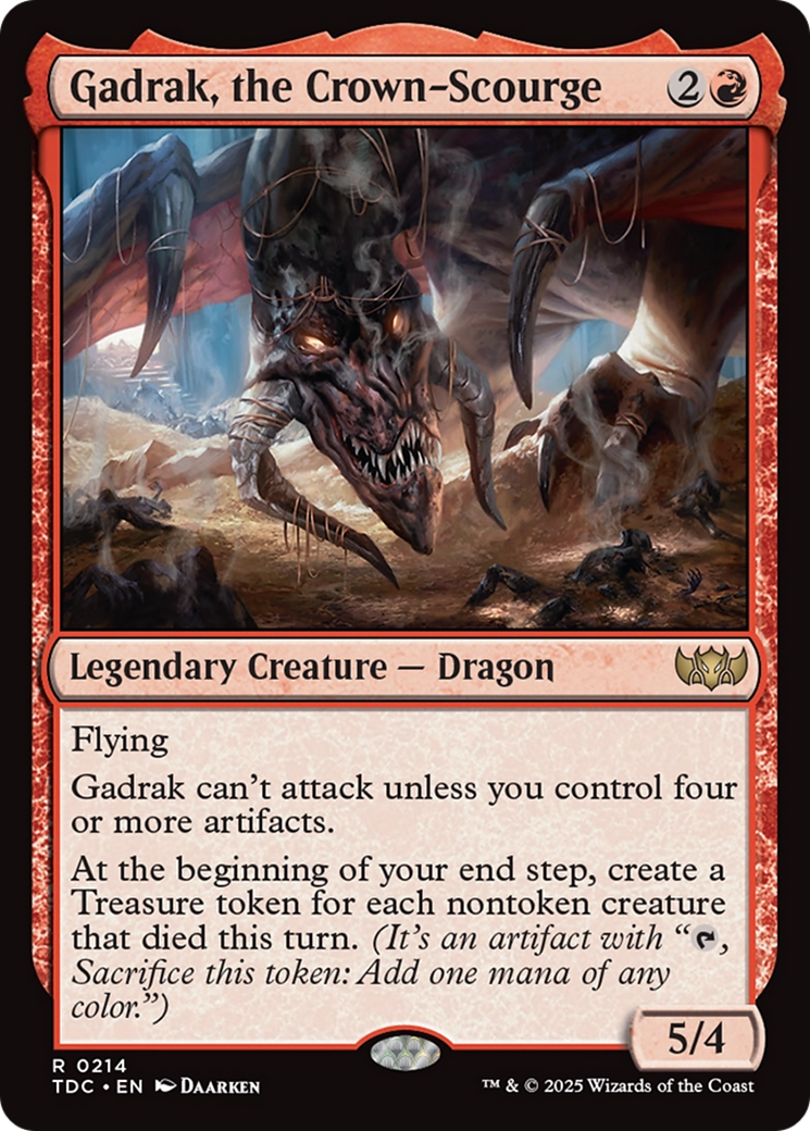 Gadrak, the Crown-Scourge [Tarkir: Dragonstorm Commander] | Card Citadel