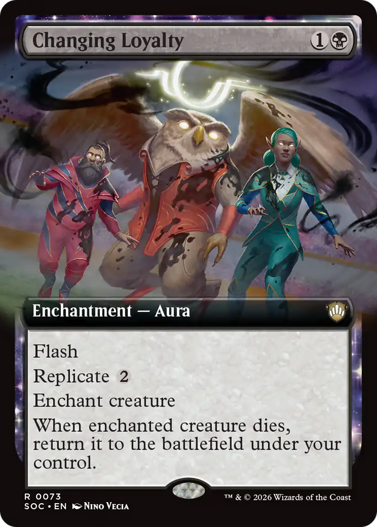 Changing Loyalty (Extended Art) [Secrets of Strixhaven Commander] | Card Citadel