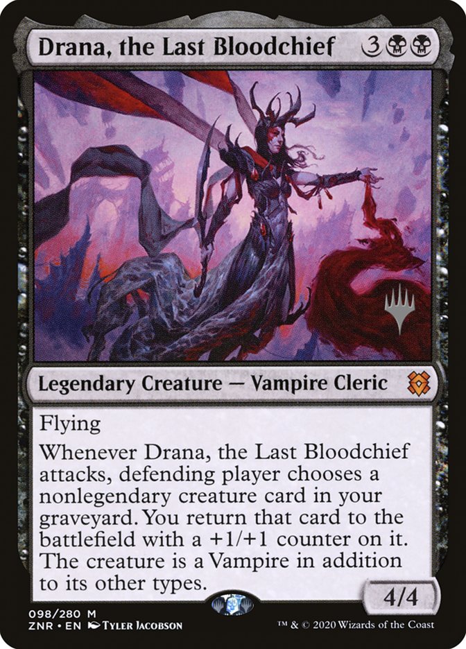 Drana, the Last Bloodchief (Promo Pack) [Zendikar Rising Promos] | Card Citadel