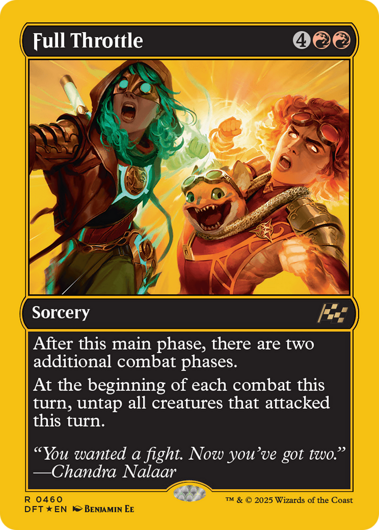 Full Throttle (First-Place Foil) [Aetherdrift] | Card Citadel