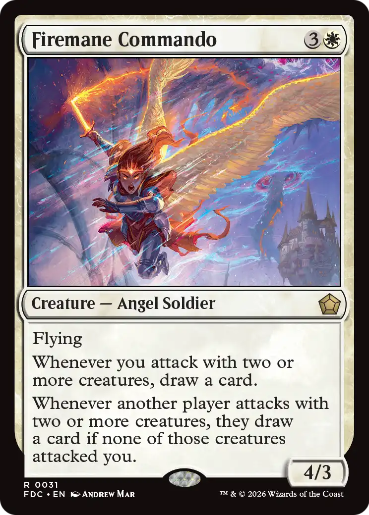 Firemane Commando [Foundations Commander] | Card Citadel