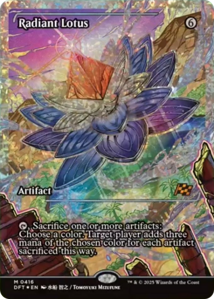 Radiant Lotus (Showcase) (Fracture Foil) [Aetherdrift] | Card Citadel