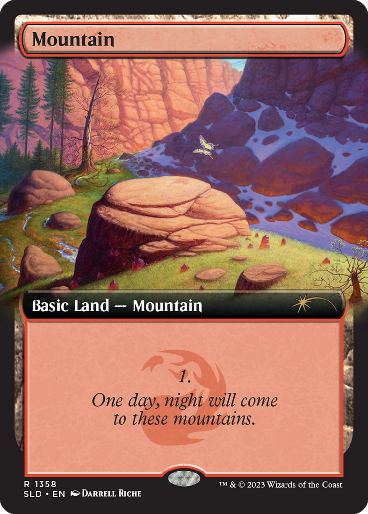 Mountain (1358) [Secret Lair Drop Series] | Card Citadel