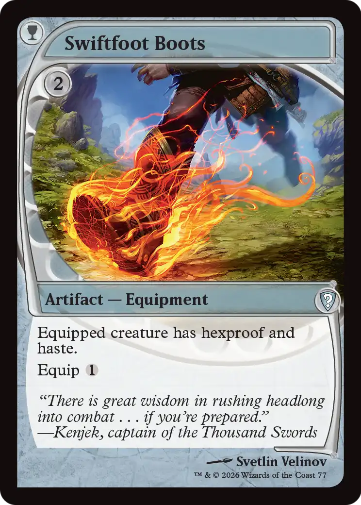Swiftfoot Boots (Future Sight) [Mystery Booster: Commander Edition] | Card Citadel