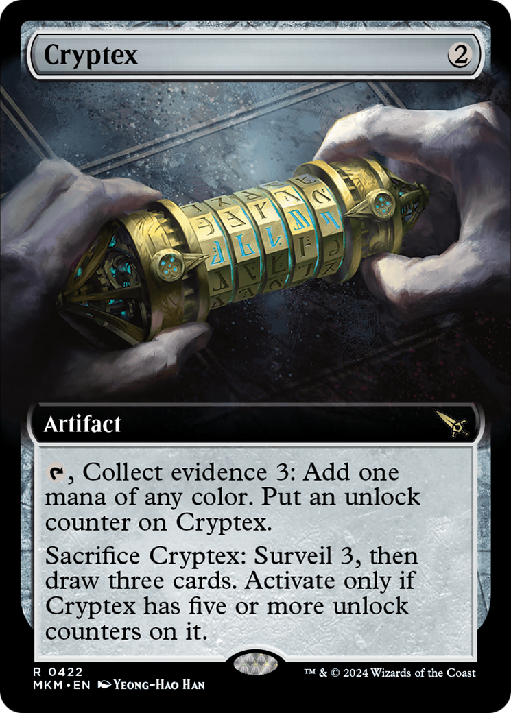 Cryptex (Extended Art) [Murders at Karlov Manor] | Card Citadel