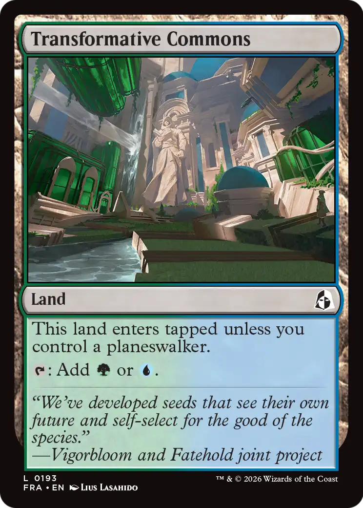 Transformative Commons [Reality Fracture] | Card Citadel