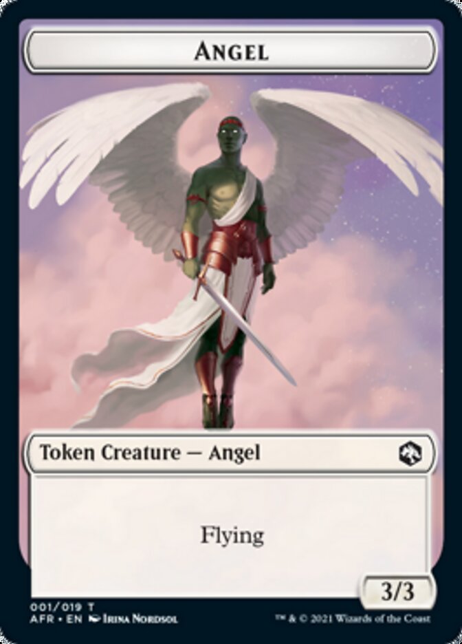 Angel Token [Dungeons & Dragons: Adventures in the Forgotten Realms Tokens] | Card Citadel