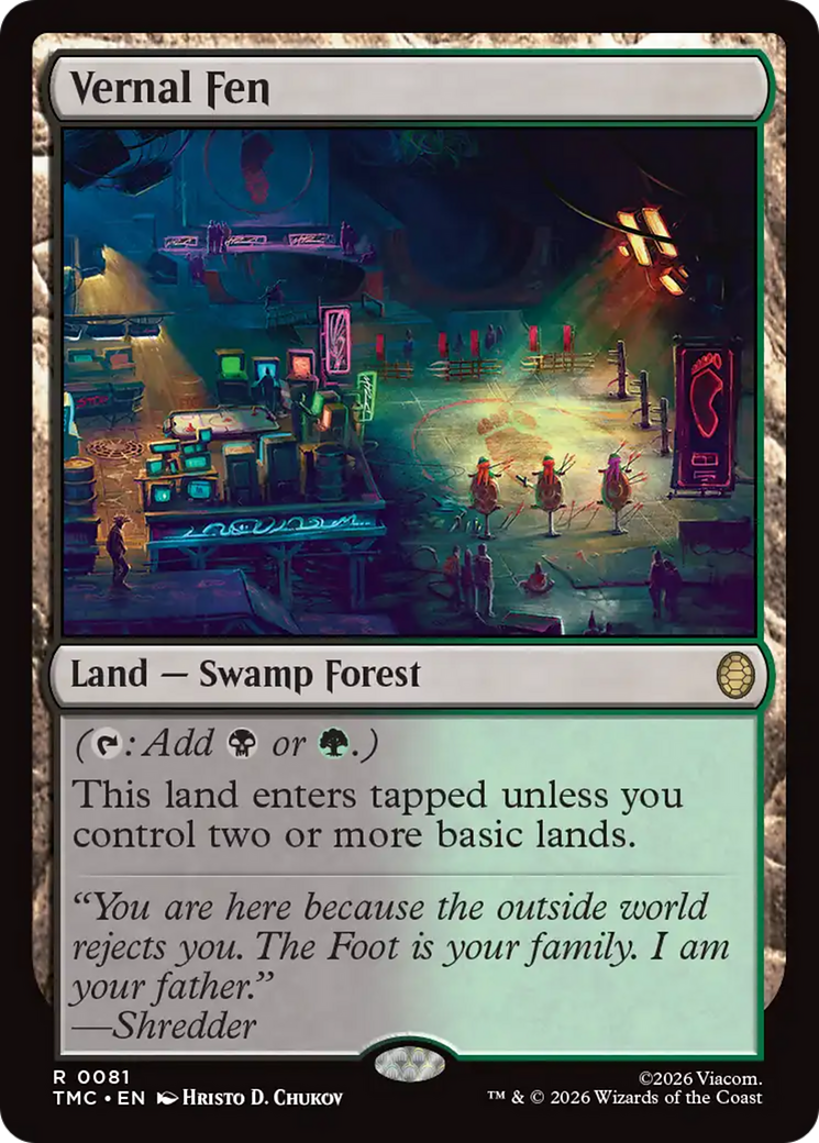 Vernal Fen [Teenage Mutant Ninja Turtles Commander] | Card Citadel