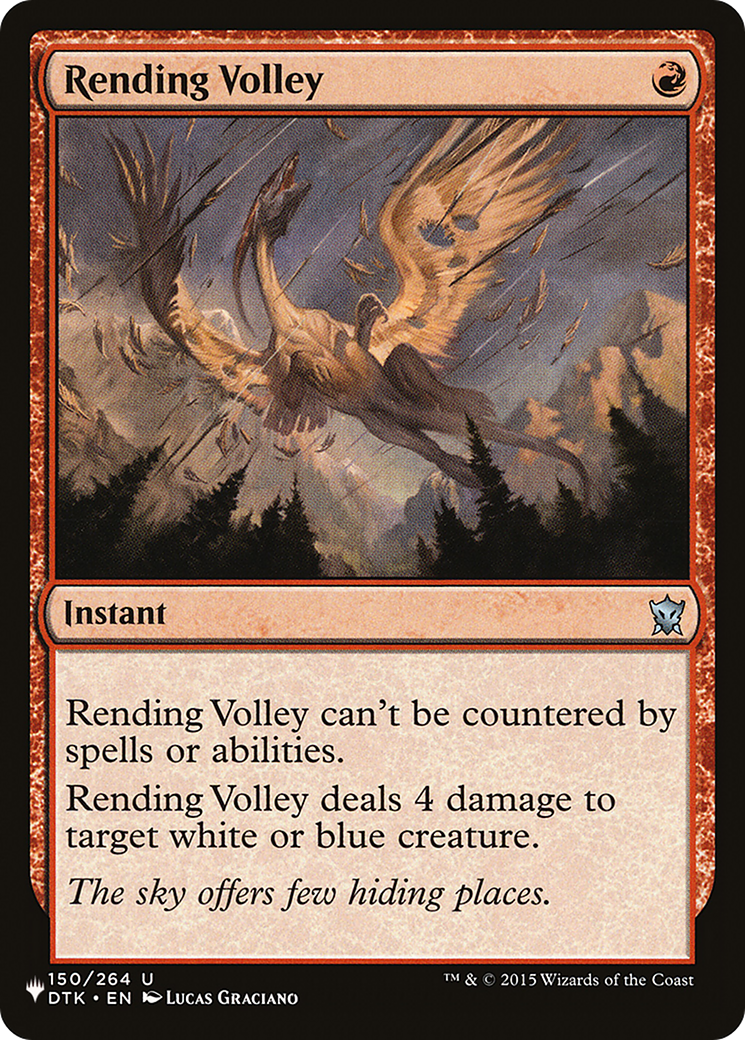 Rending Volley [The List Reprints] | Card Citadel