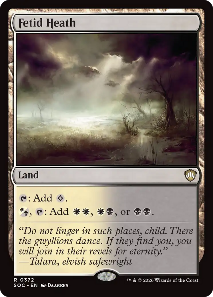 Fetid Heath [Secrets of Strixhaven Commander] | Card Citadel