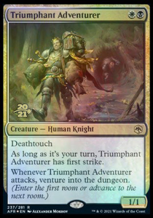 Triumphant Adventurer [Dungeons & Dragons: Adventures in the Forgotten Realms Prerelease Promos] | Card Citadel