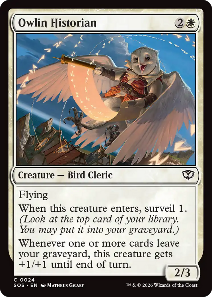 Owlin Historian [Secrets of Strixhaven] | Card Citadel