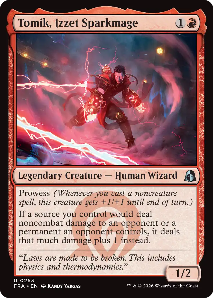 Tomik, Izzet Sparkmage [Reality Fracture] | Card Citadel