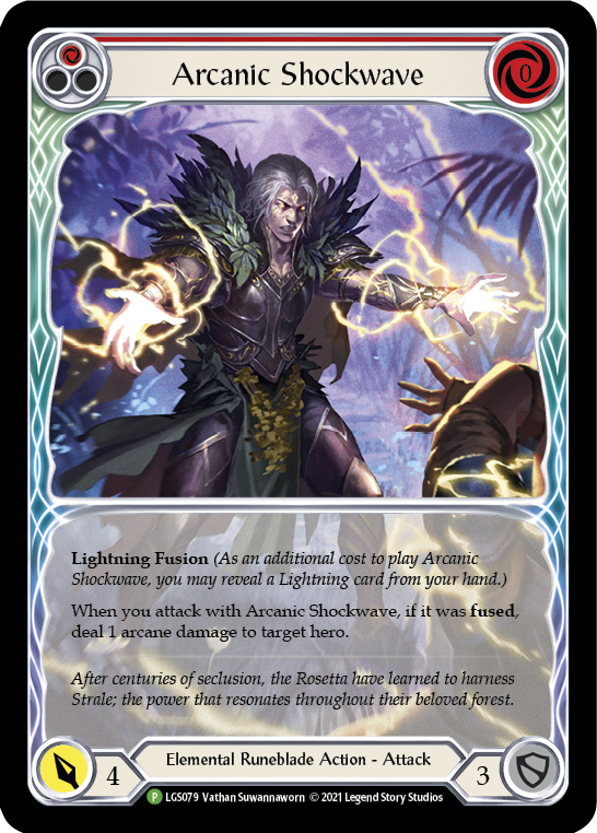 Arcanic Shockwave (Red Extended Art) [LGS079] (Promo)  Rainbow Foil | Card Citadel