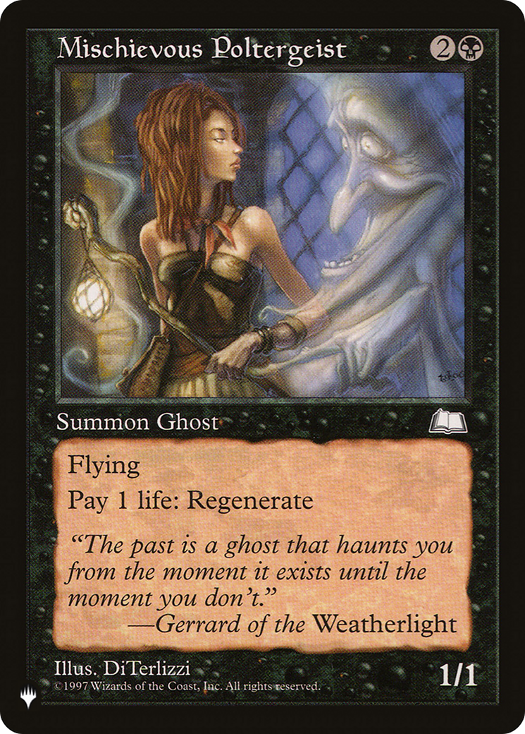 Mischievous Poltergeist [The List Reprints] | Card Citadel