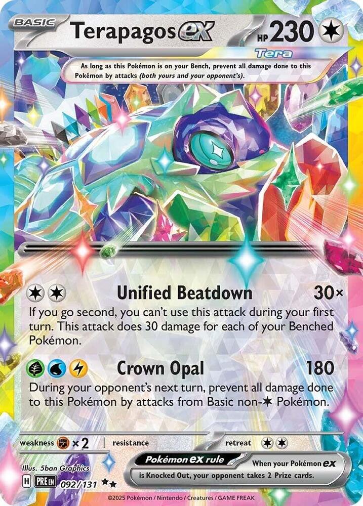 Terapagos ex (092/131) [Scarlet & Violet: Prismatic Evolutions] | Card Citadel