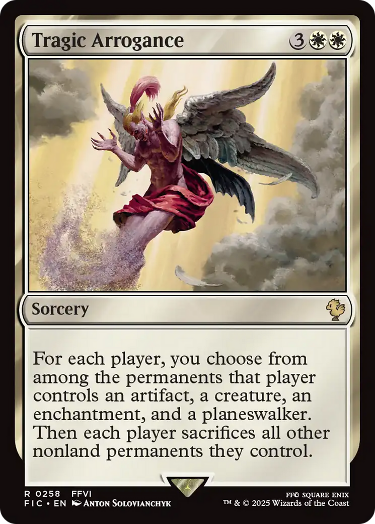 Tragic Arrogance [FINAL FANTASY Commander] | Card Citadel