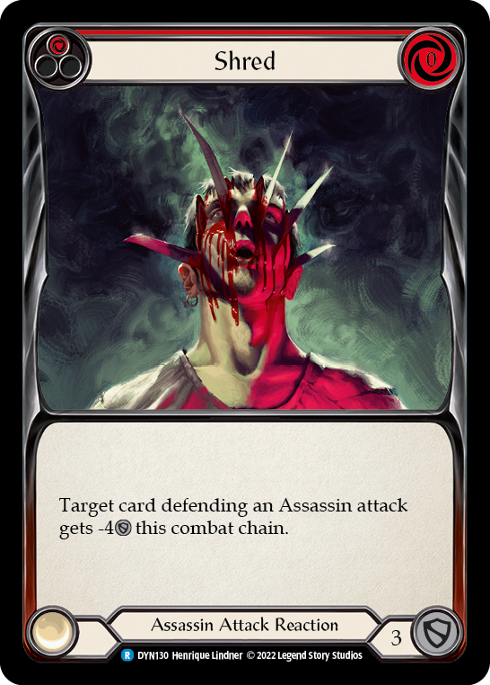 Shred (Red) [DYN130] (Dynasty) | Card Citadel