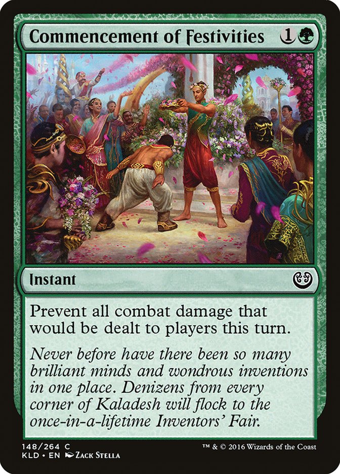 Commencement of Festivities [Kaladesh] | Card Citadel