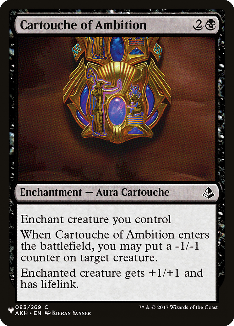 Cartouche of Ambition [The List Reprints] | Card Citadel