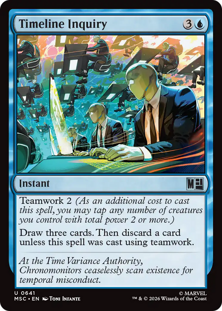 Timeline Inquiry [Marvel Super Heroes Commander] | Card Citadel