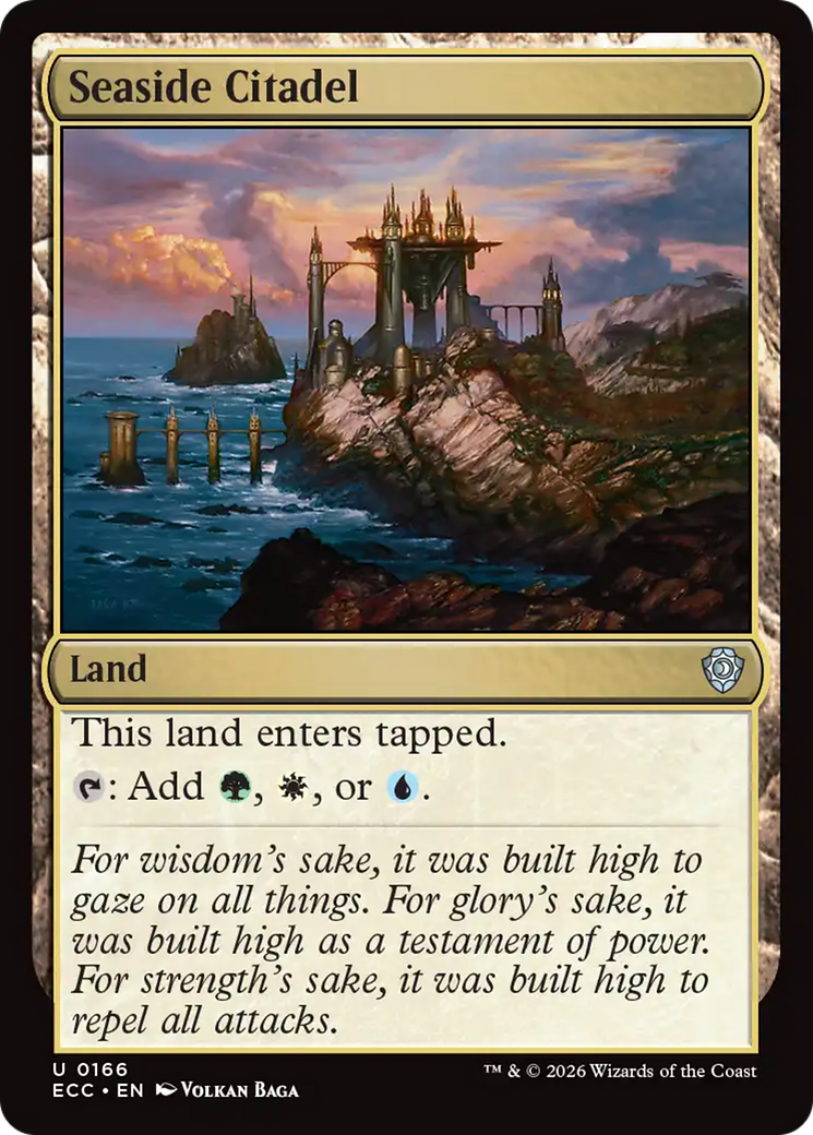 Seaside Citadel [Lorwyn Eclipsed Commander] | Card Citadel